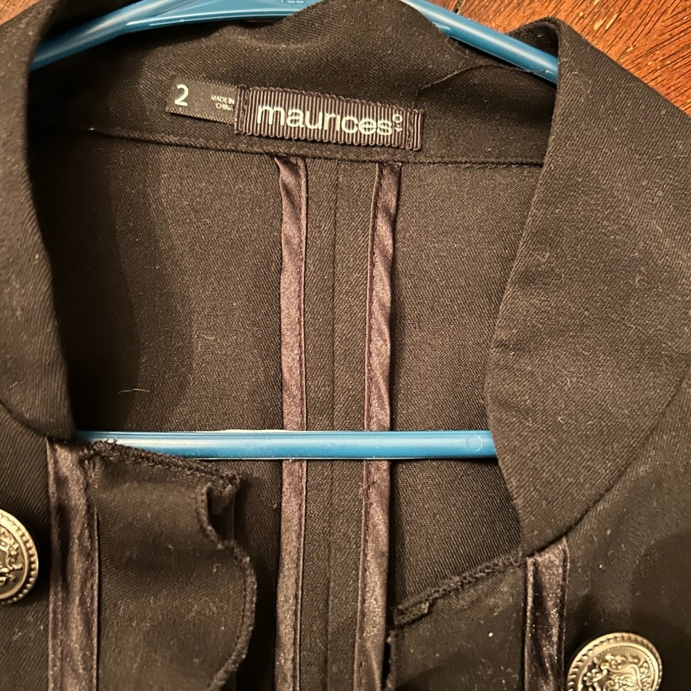 Maurices Plus size Ruffled blazer - Picture 3 of 10